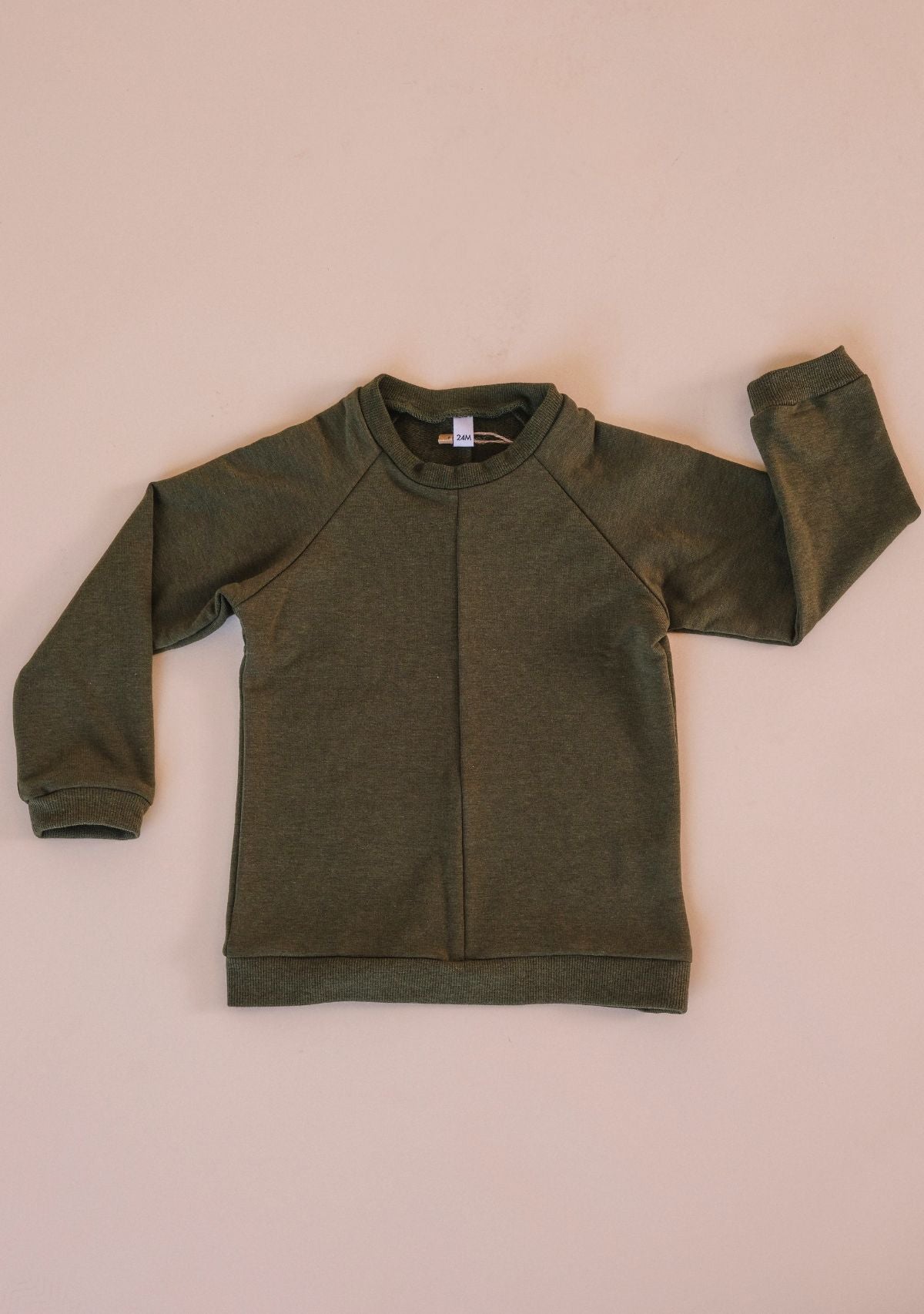 the ultra-soft baby Organic Cotton + Tencel Fleece sweatshirt