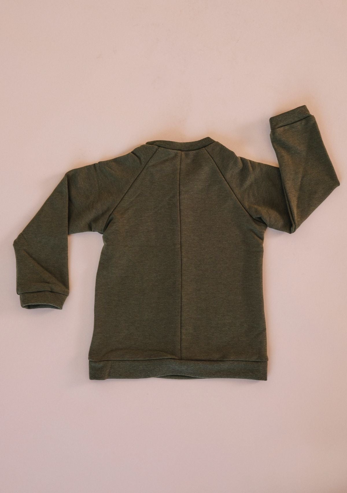 the ultra-soft baby Organic Cotton + Tencel Fleece sweatshirt